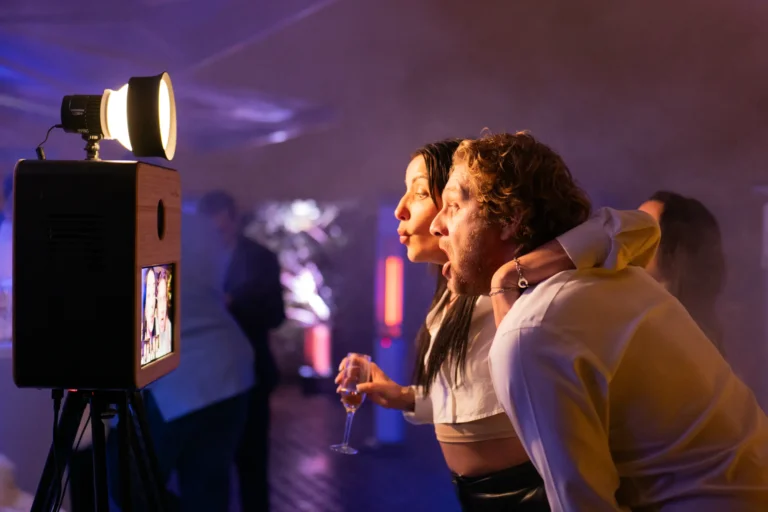 Photobooth installé lors d’un événement d’entreprise