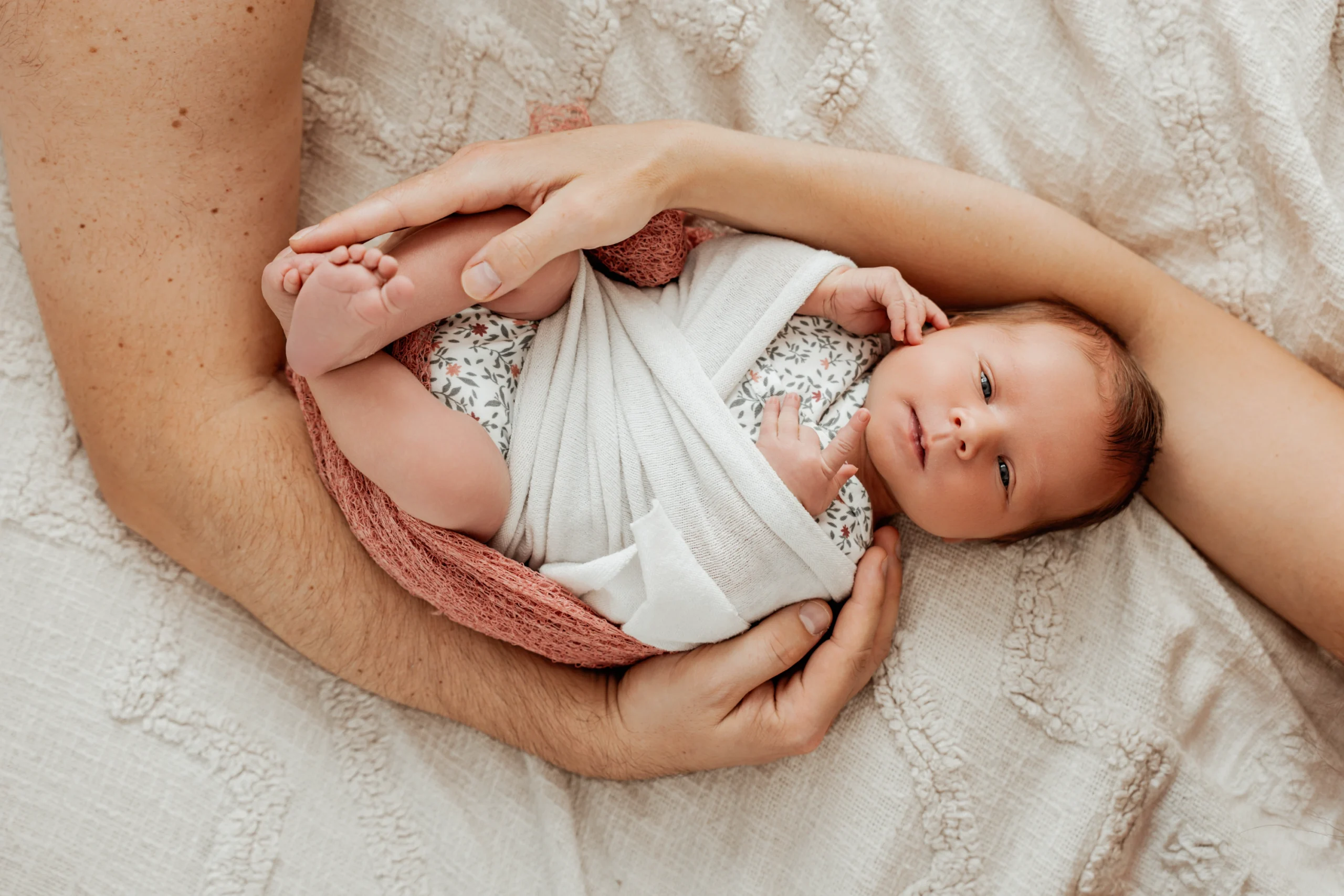 séance bébé en studio vincent claire photographe