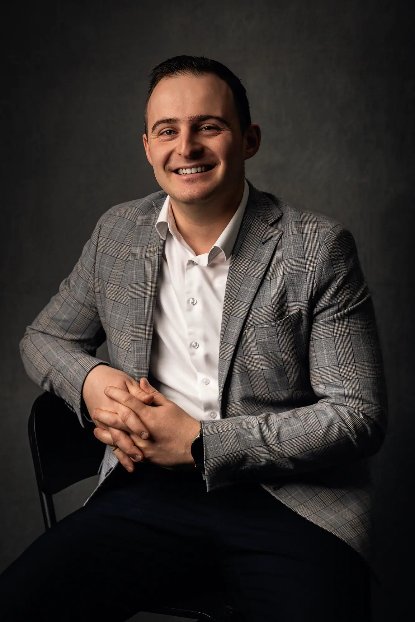 Portrait de dirigeant en entreprise à Paris