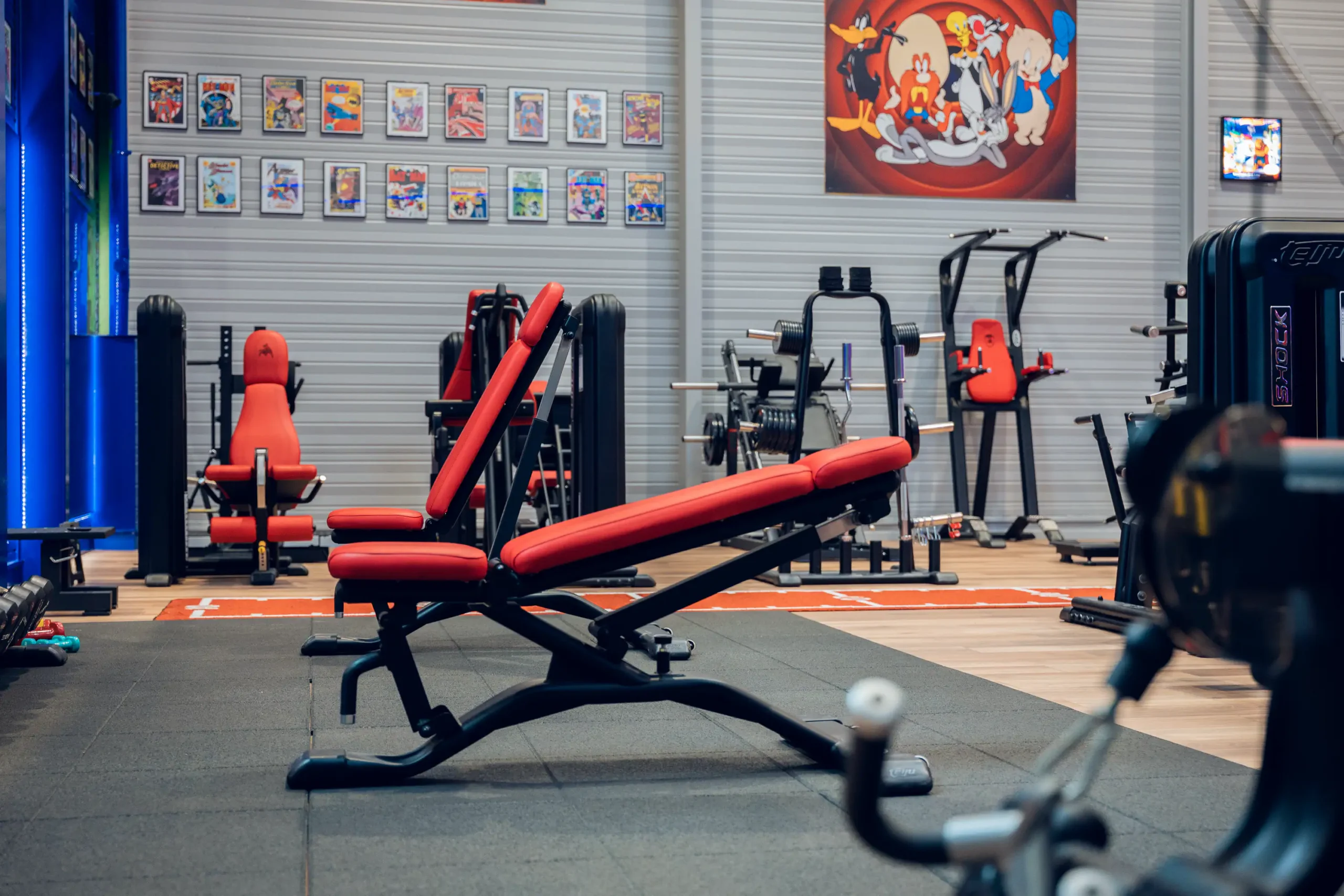 Photographie des locaux salle fitness