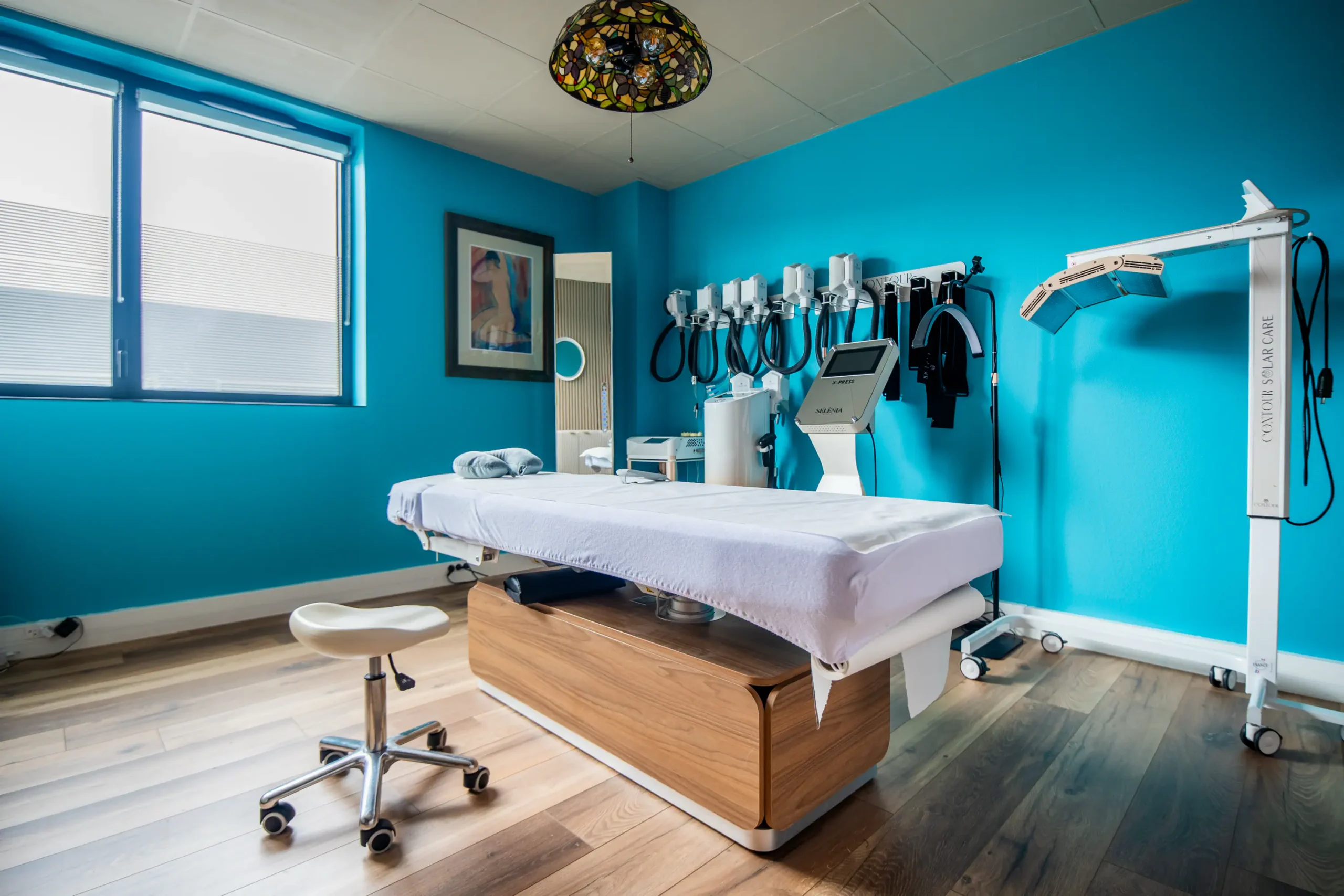 Photographie des locaux salle fitness bien etre