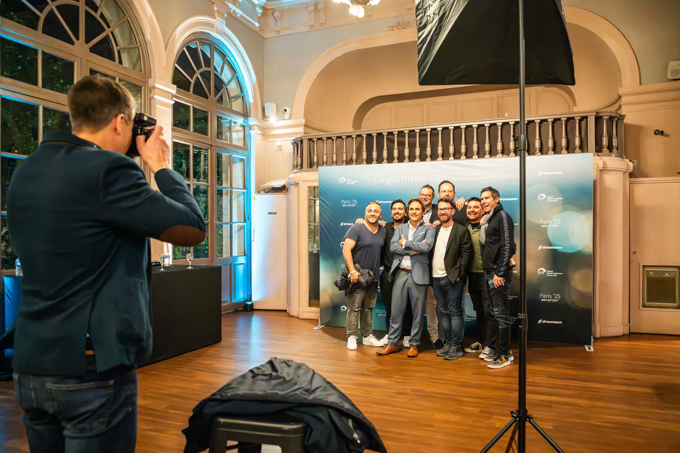 Photocall et portraits d'invités lors d'un événement d'entreprise