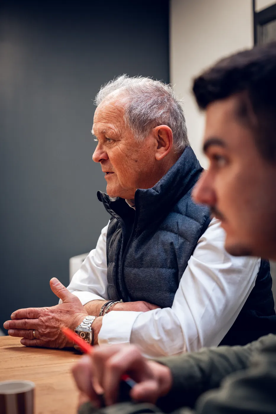Les deux générations à la tête d’Atelier Consulting, portrait partagé