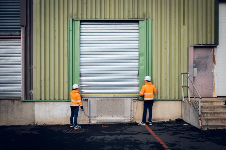 Détail d’une intervention sur un bardage industriel