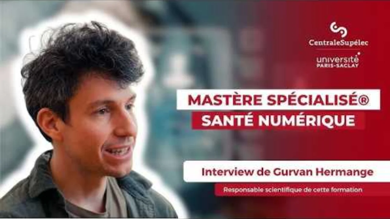 Gurvan Hermange, responsable scientifique du Mastère Spécialisé Santé Numérique de CentraleSupélec Exed, en interview